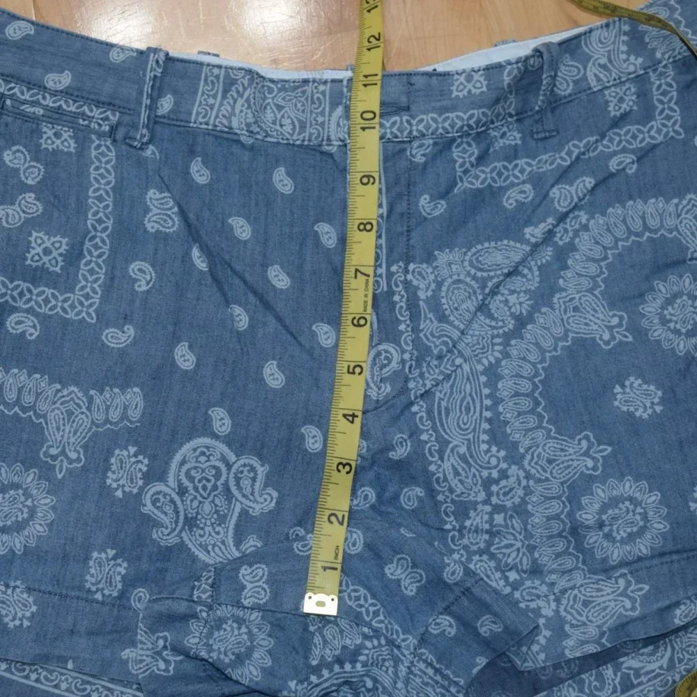 POLO RALPH LAUREN Women's Sz 14 Chambray Chino Shorts - EXCELLENT CONDITION - Picture 6 of 8
